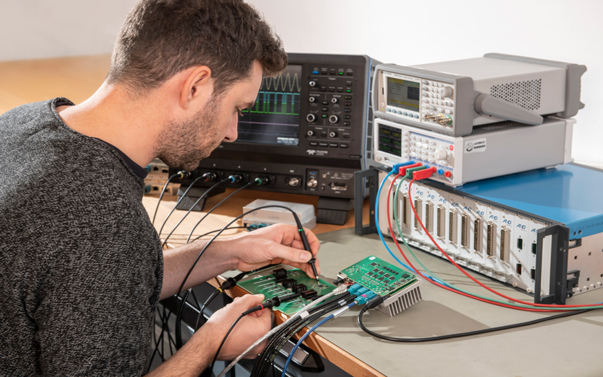 Testing of a PCB