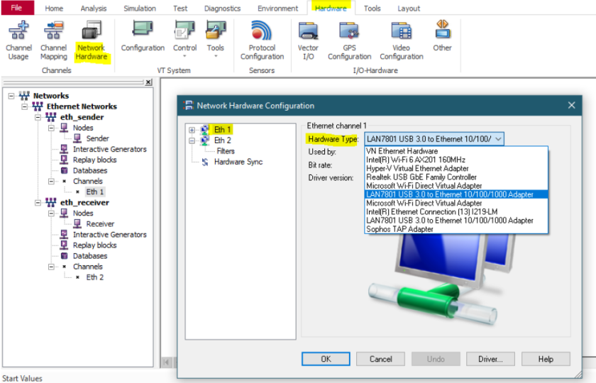 Using CruEther 1G USB & 100M USB with CANoe: A How-To Guide - AED Vantage